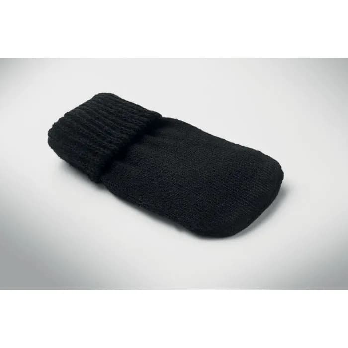 Gel-Wärmekissen mit Bezug - WARMMUFF - Schwarz