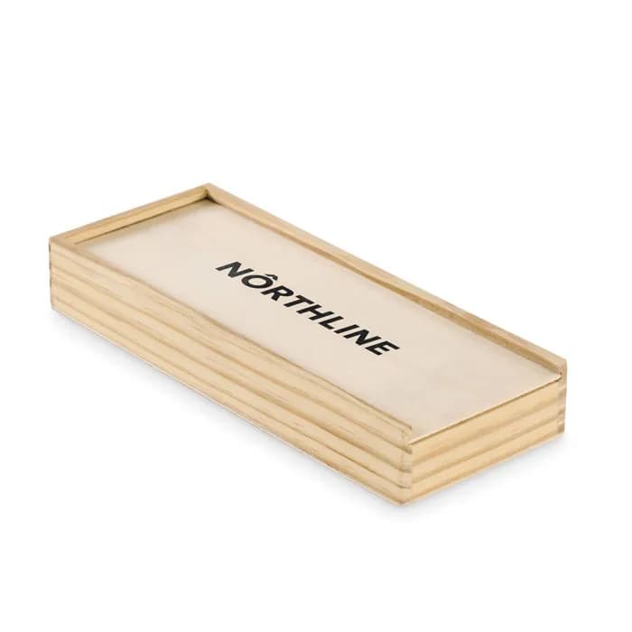 Domino- und Spielkarten-Set - DOMI&CARDS - Holz