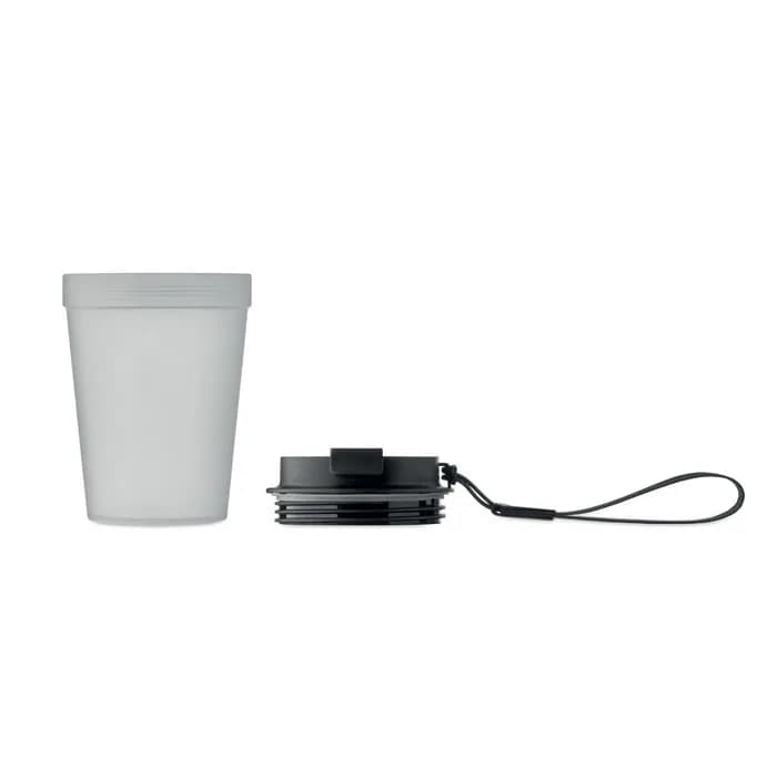 Einwandiger Becher 300 ml - ISFORDEN TUMBLER - Transparent Weiß
