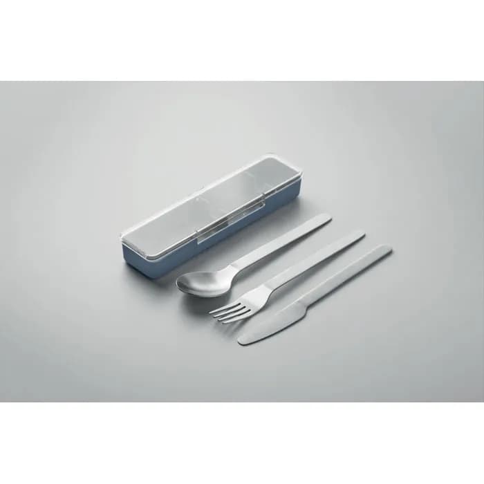 Besteck-Set Edelstahl - MESTECK - Petrol