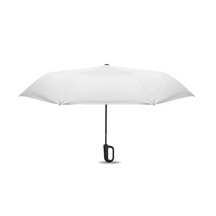 Windproof Regenschirm 21" - UMKRAB - Weiß