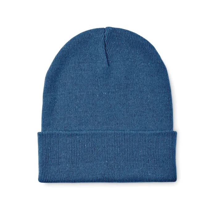 Beanie mit Bündchen - BEANIX - Blau