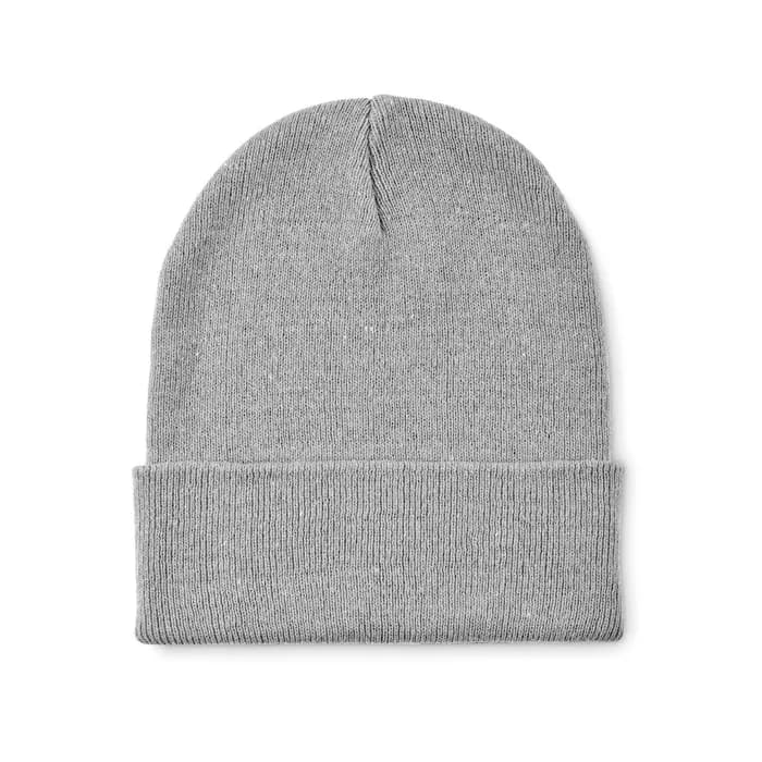 Beanie mit Bündchen - BEANIX - Grau
