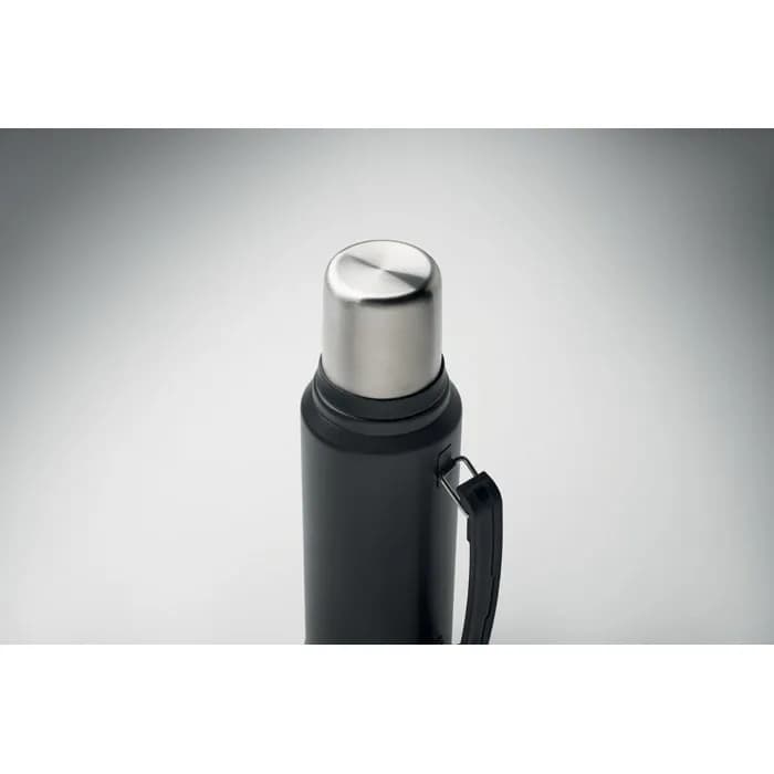 Doppelwandige Flasche 1L - NYIMA - Schwarz