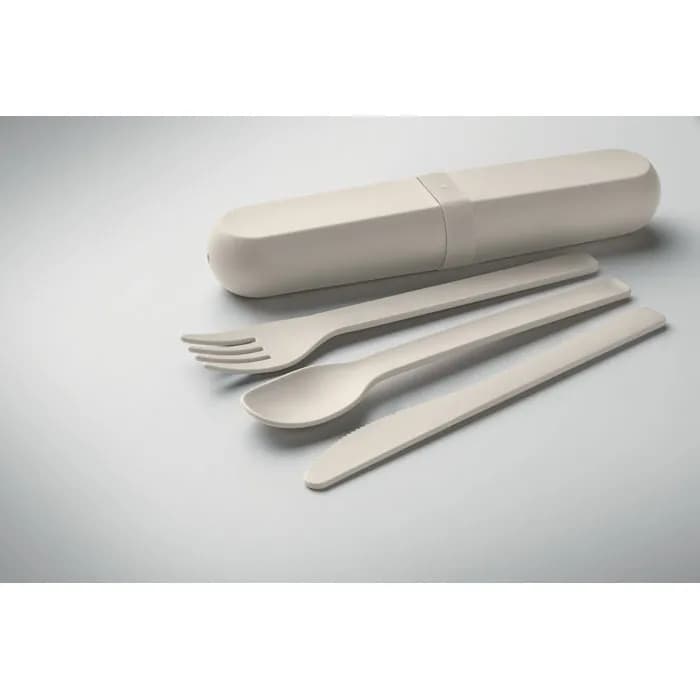 Besteck-Set PLA - BITEFUL - Beige