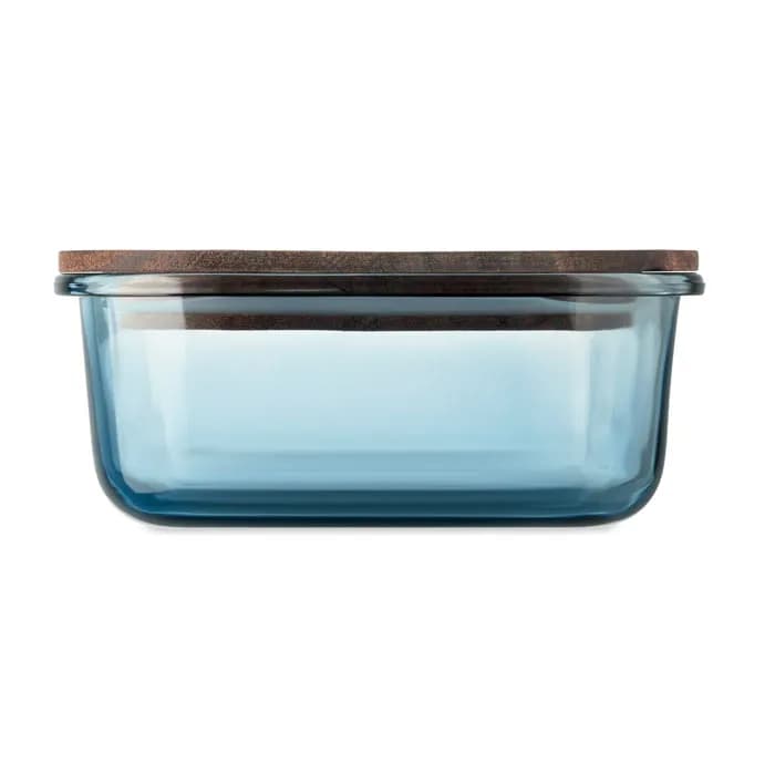 Lunchbox Glas 800ml - VITRIO LUNCH - Transparent Blau