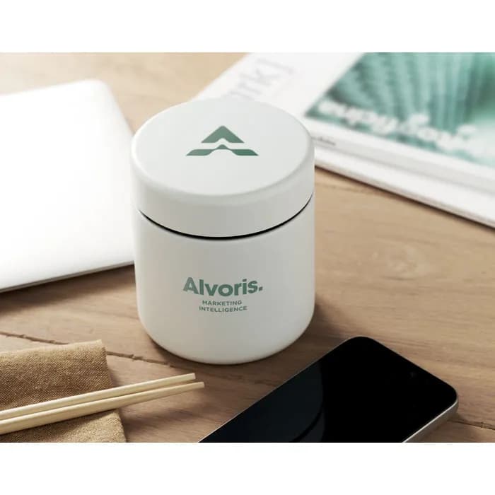 Doppelwandiger Lunch-Behälter - GOSNACK - Weiß