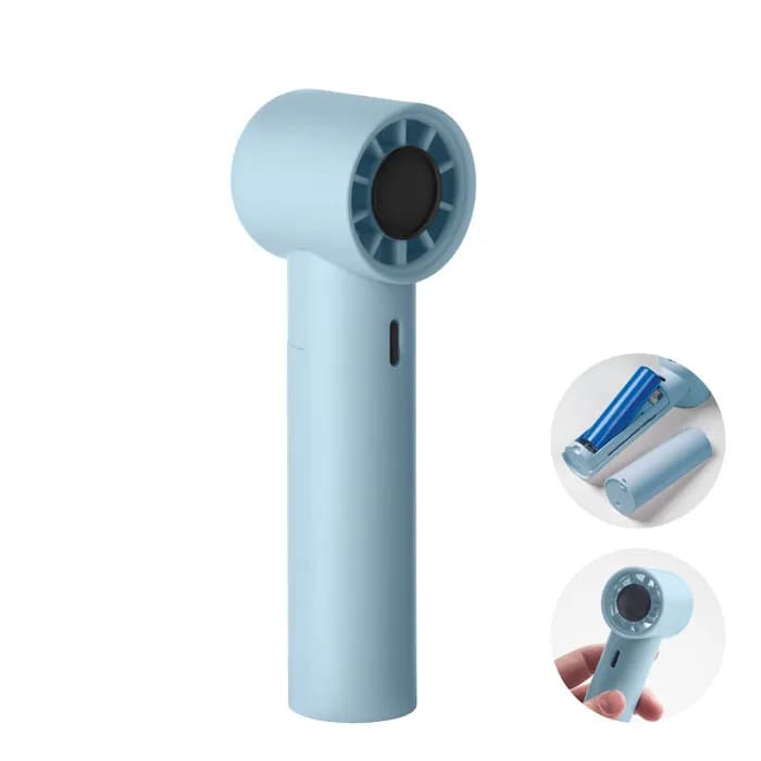 Mini-Handventilator - GLACI - Babyblau