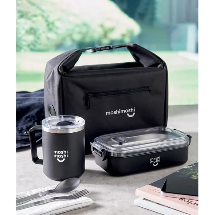 Kühltasche 600D RPET - WINTRY - Schwarz