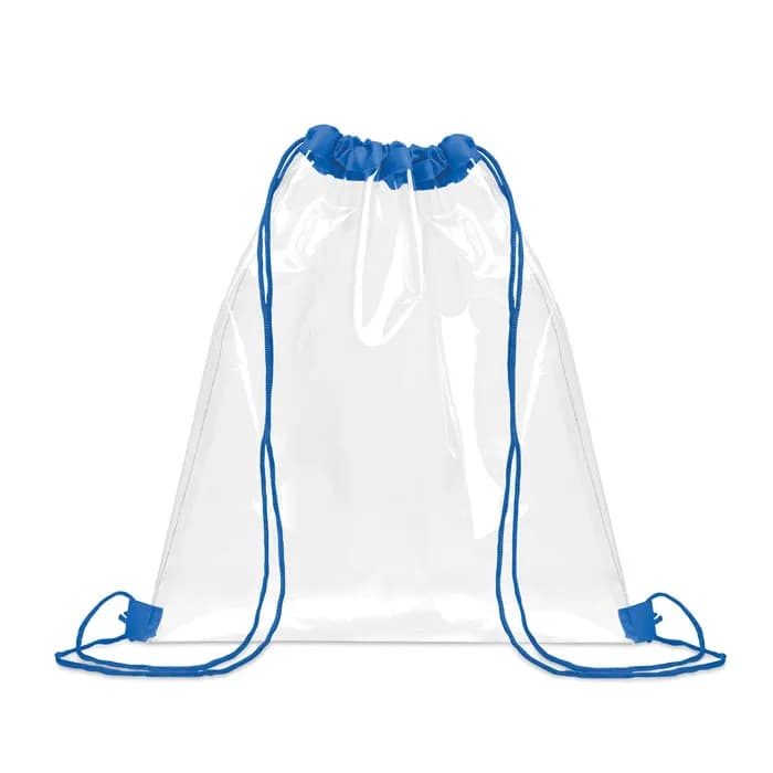 Transparenter Kordelzugbeutel - USEE - Königsblau