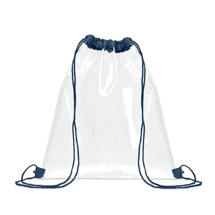 Transparenter Kordelzugbeutel - USEE - Marineblau