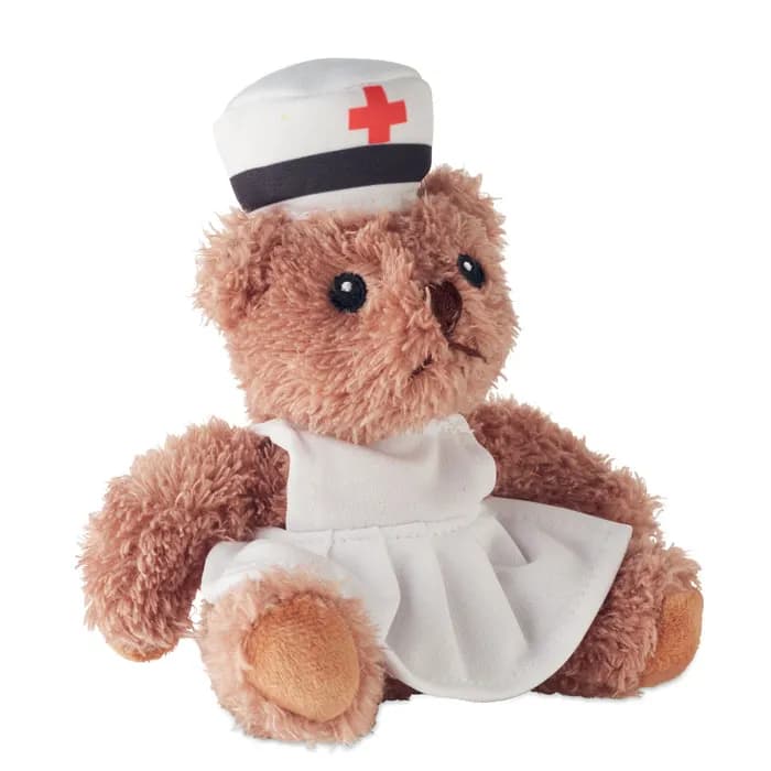 Teddybär Krankenschwester - NURSE - Weiß