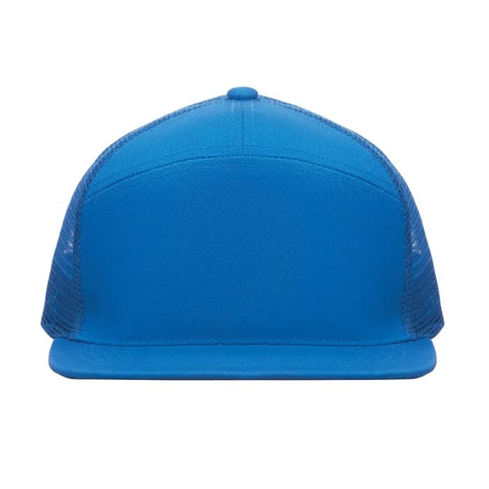 Flache Kappe 7 Panels - BEAD - Königsblau