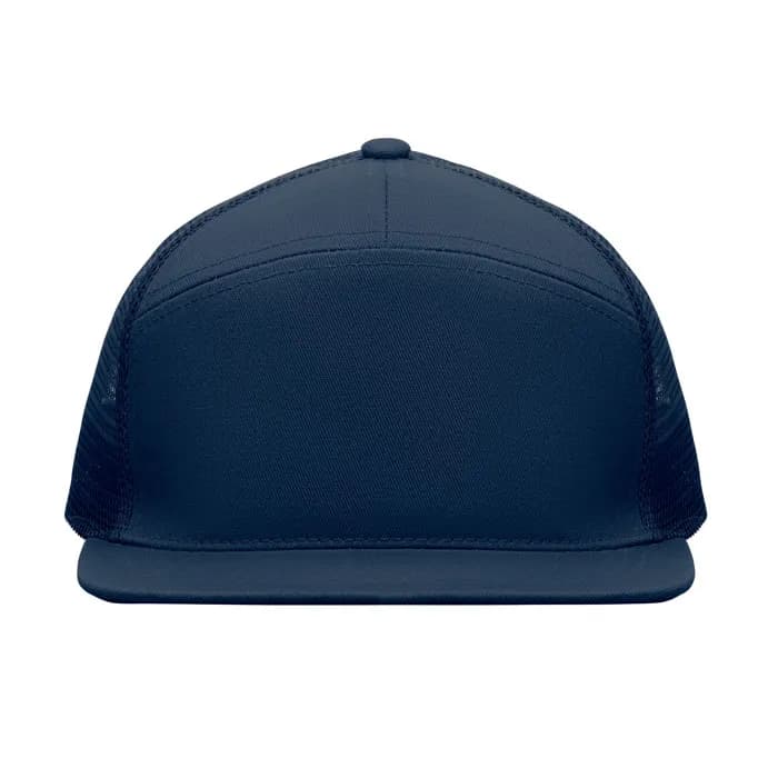 Flache Kappe 7 Panels - BEAD - Marineblau