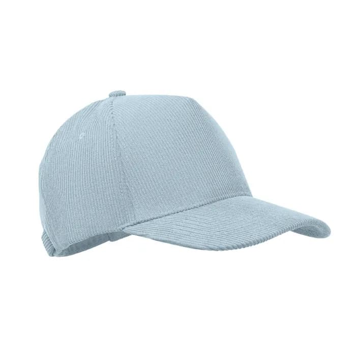 Baseball Kappe 5 Panels Cord - WALE - Babyblau