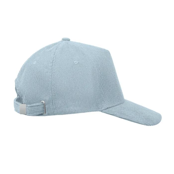 Baseball Kappe 5 Panels Cord - WALE - Babyblau