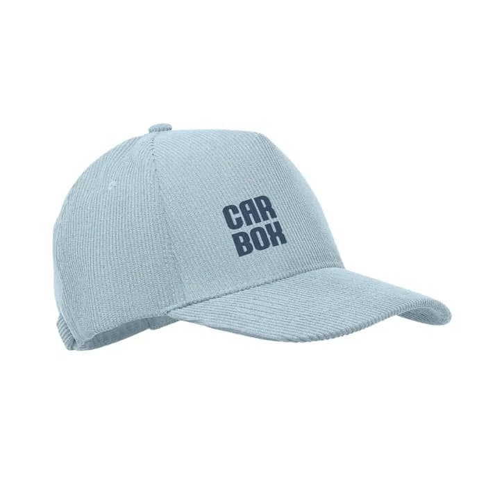 Baseball Kappe 5 Panels Cord - WALE - Babyblau