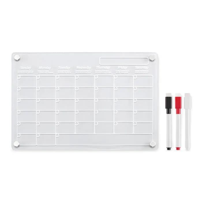 Magnetischer Monatsplaner - PLANIT - Transparent