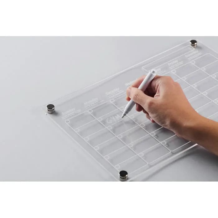 Magnetischer Monatsplaner - PLANIT - Transparent