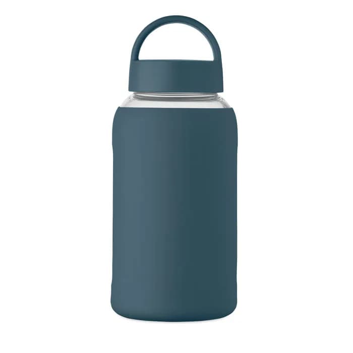 Flasche Borosilikatglas 600ml - BORIS - Marineblau