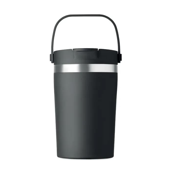 Doppelwandiger Becher 350 ml - COZYCUP - Schwarz