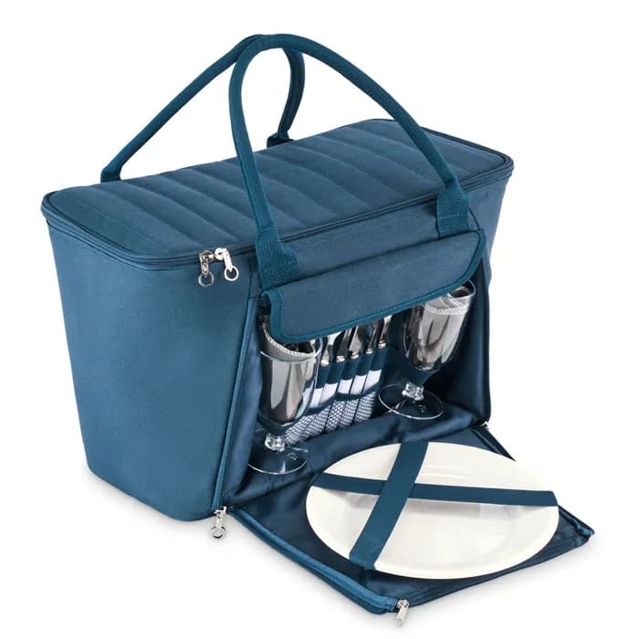 Picknick-Kühltasche RPET - FORUS - Blau