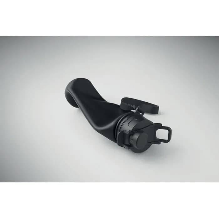 Faltbare Sportflasche Silikon - LETT - Schwarz