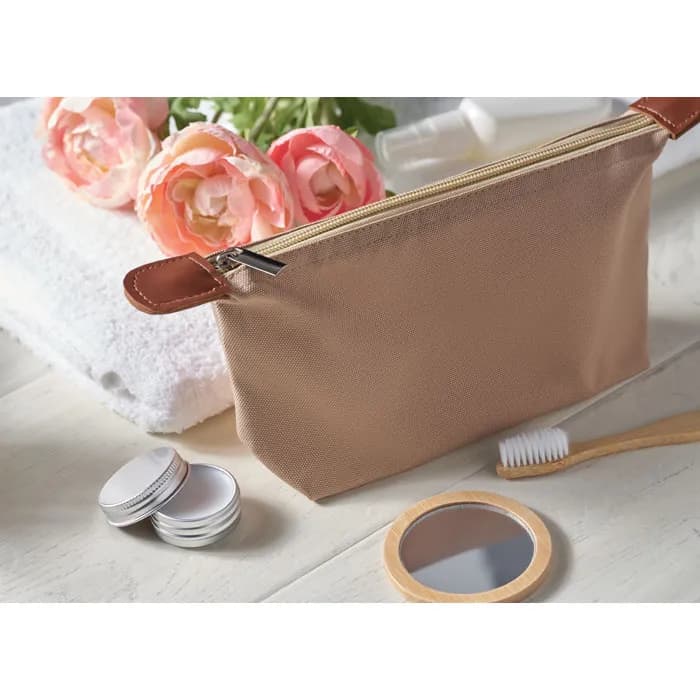 Kosmetiktasche 600D RPET - VANITY - Khaki