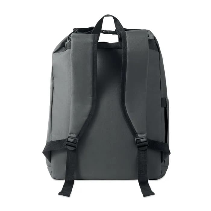 15'' Rolltop-Laptop-Rucksack - UNITON - Steingrau