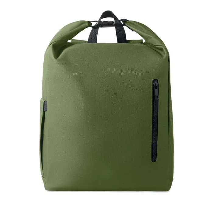15'' Rolltop-Laptop-Rucksack - UNITON - Armeegrün