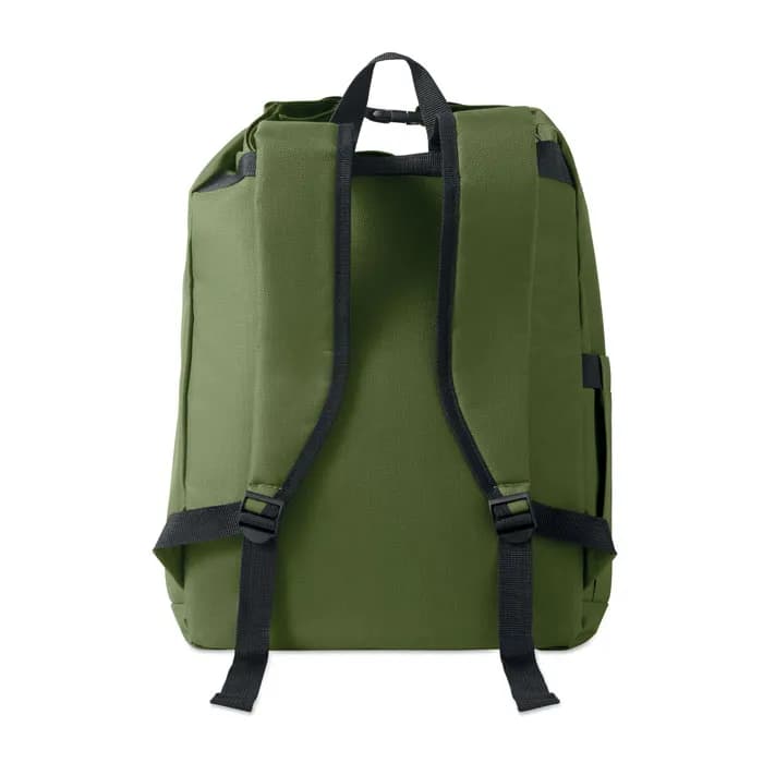 15'' Rolltop-Laptop-Rucksack - UNITON - Armeegrün