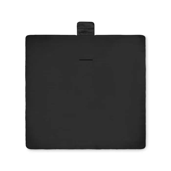 Picknickdecke RPET-Fleece - COSTA - Schwarz