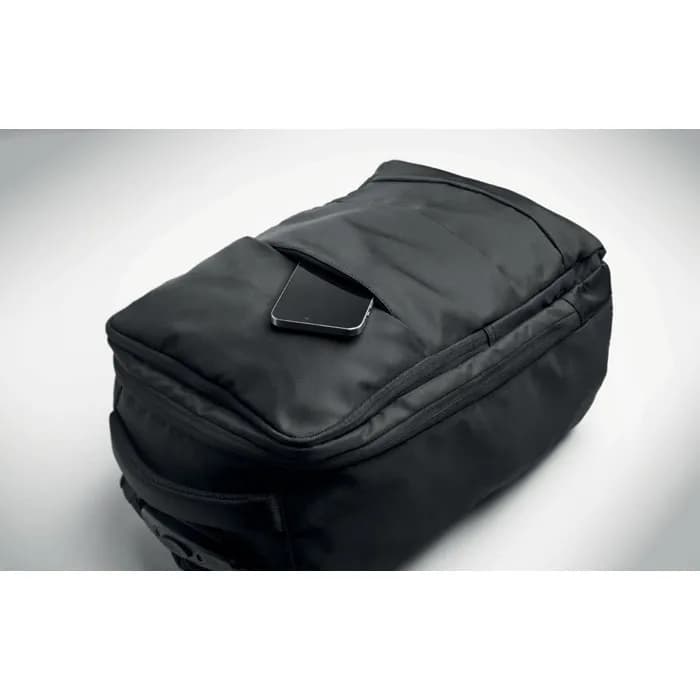 Rucksack-Trolley 290T RPET - MAGNATE - Schwarz