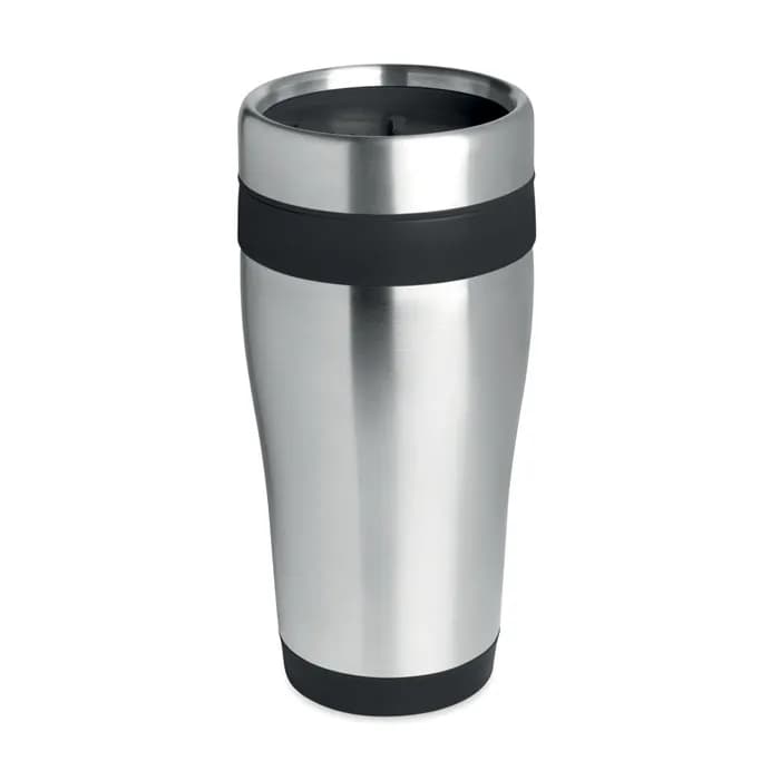 Trinkbecher Edelstahl 455ml - TRAM - Schwarz