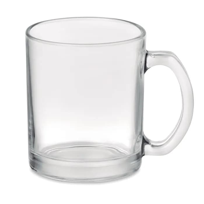 Kaffeebecher aus Glas 300 ml - SUBLIMGLOSS - Transparent