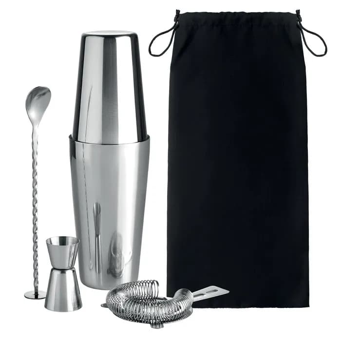 Cocktail-Set 750 ml - BOSTON - Silber Glänzend
