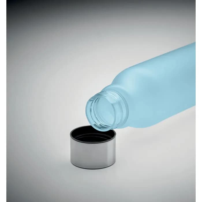 Trinkflasche RPET 600ml - GLACIER RPET - Transparent Hellblau