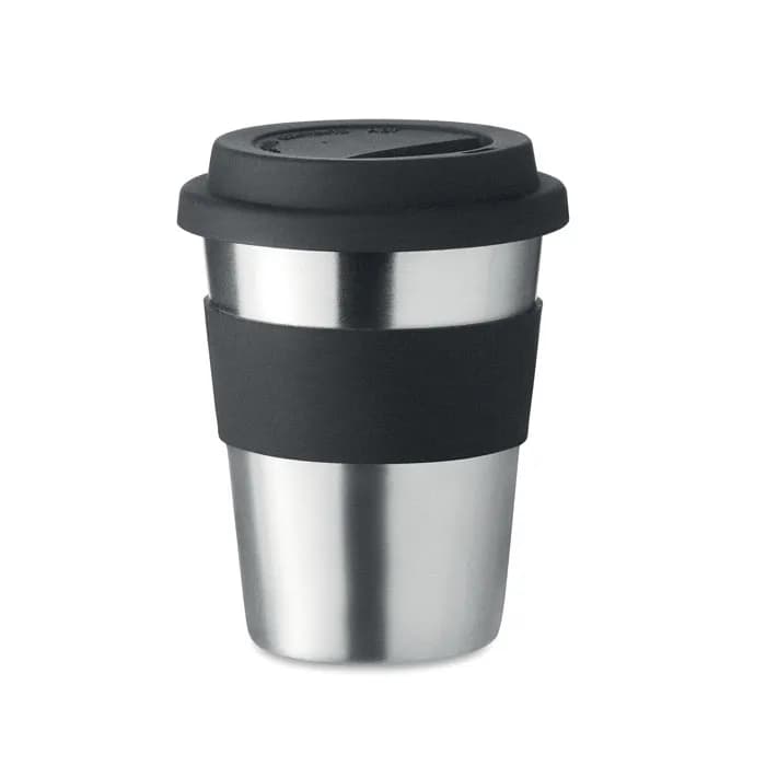 Trinkbecher Edelstahl 350ml - IRMUG - Schwarz