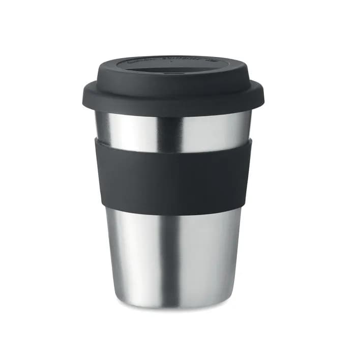 Trinkbecher Edelstahl 350ml - IRMUG - Schwarz