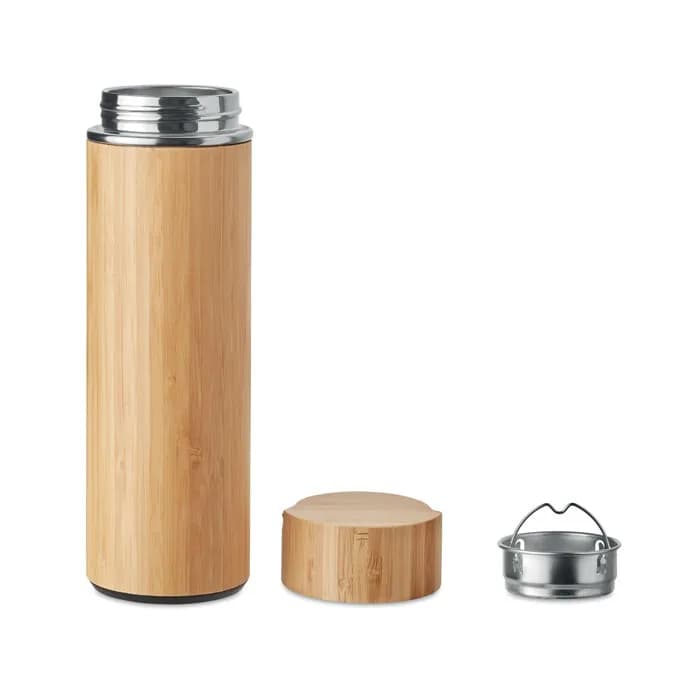 Isolierflasche 400ml - TAMPERE - Holz