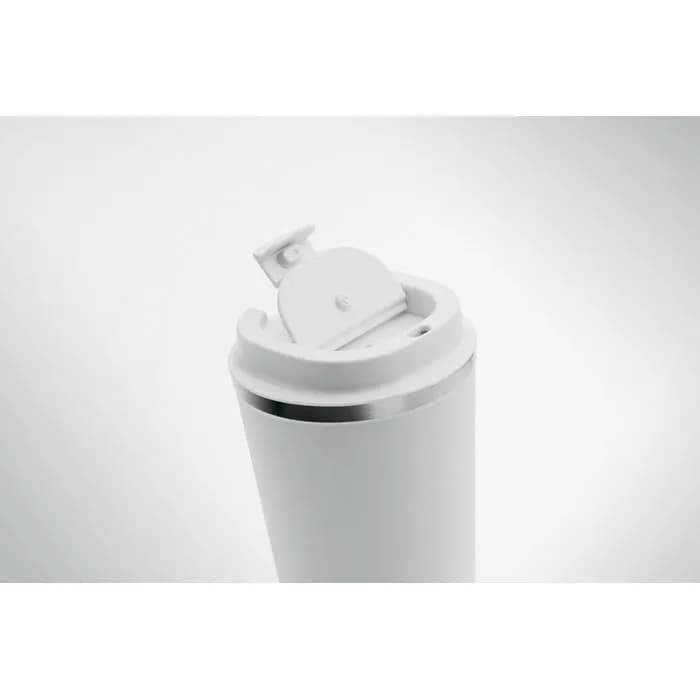 Doppelwandiger Becher 350ml - BRACE - Weiß