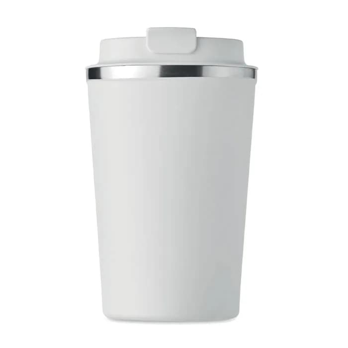 Doppelwandiger Becher 350ml - BRACE - Weiß
