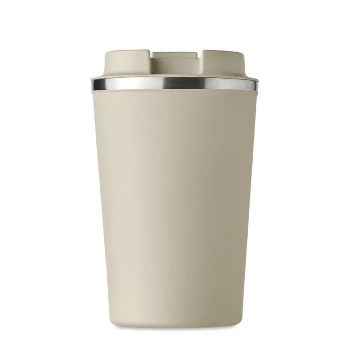 Doppelwandiger Becher 350ml - BRACE - Beige