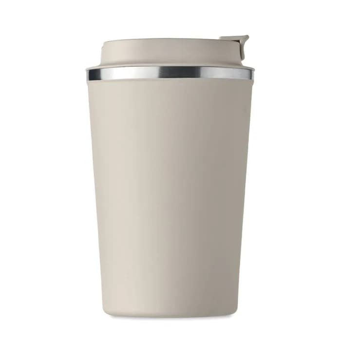 Doppelwandiger Becher 350ml - BRACE - Beige