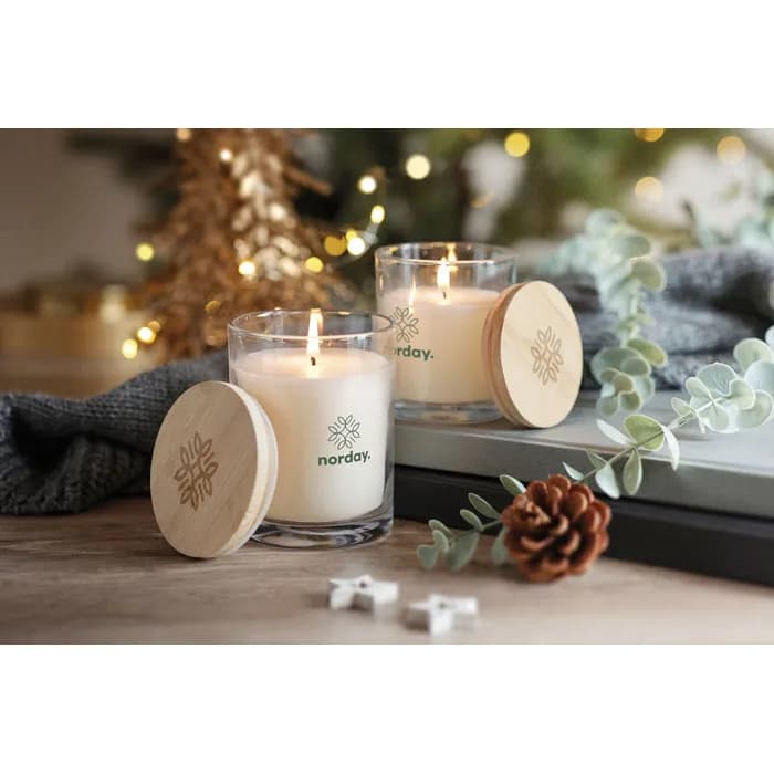 Kerze Vanille Duft - ANCIENT HIGH - Transparent