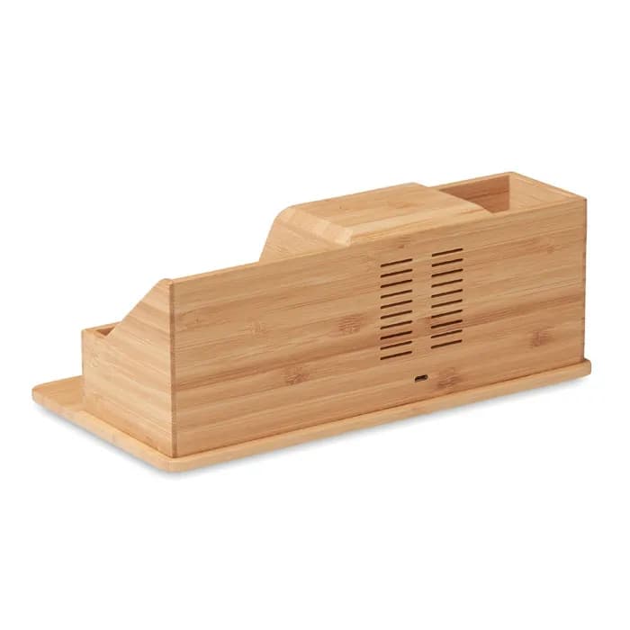 Induktiver Organizer 15W - GROOVY - Holz