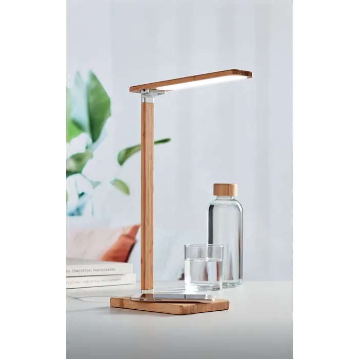 Tischleuchte und Ladegerät 15W - NEAT LIGHT - Holz
