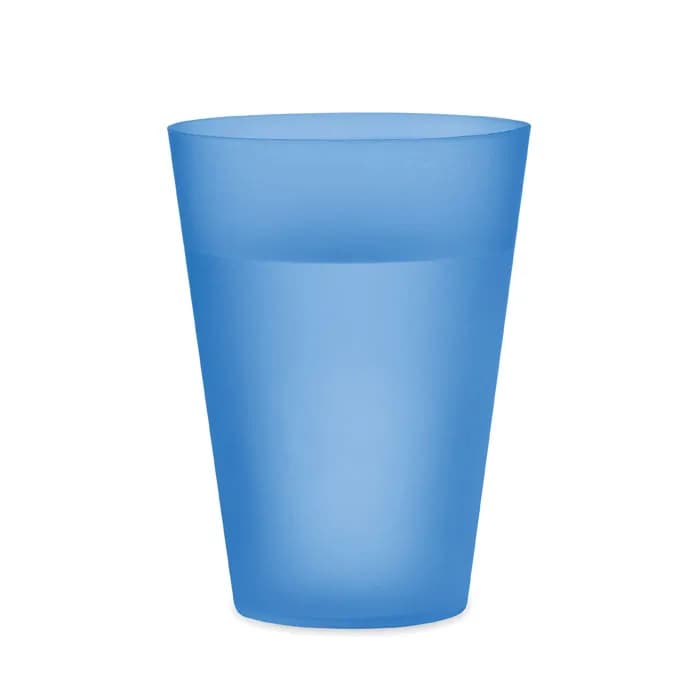 Wiederverwendbarer Becher 300ml - FESTA - Transparent Blau