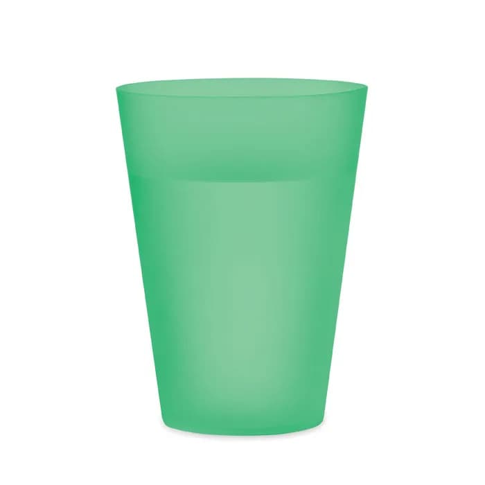 Wiederverwendbarer Becher 300ml - FESTA - Transparent Grün