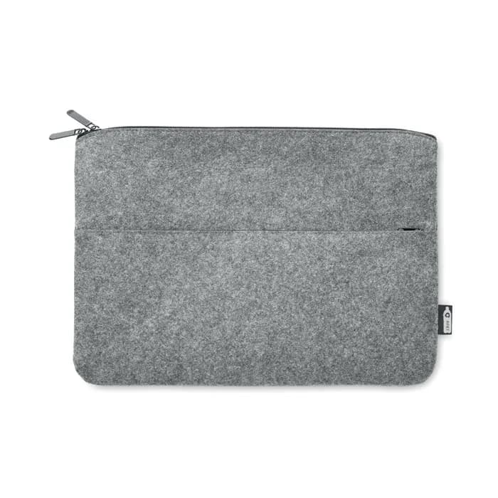 Laptoptasche RPET-Filz - TOPLO - Grau